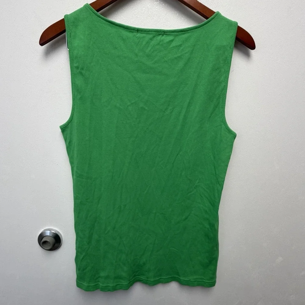 Lauren Ralph Lauren XL Bundle Green Blue Tank Crochet Boho Chic Y2K Preppy - Picture 6 of 12